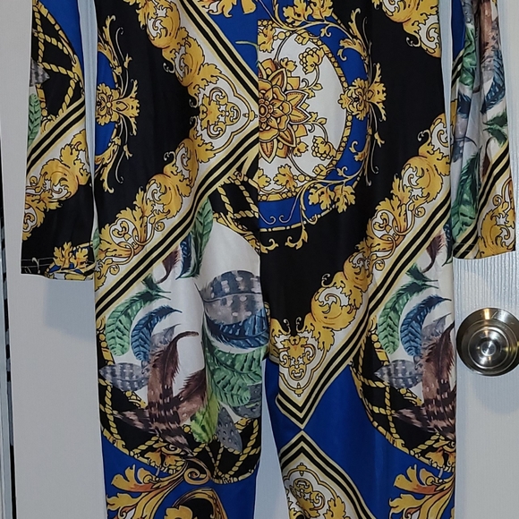 Open Front Long Sleeve Jumpsuit (NWOT) - Picture 4 of 4